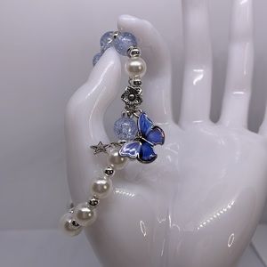 Blue butterfly bracelets